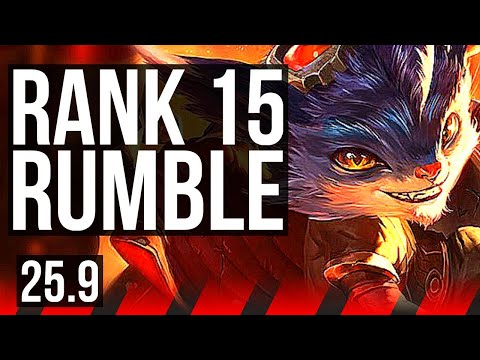 RUMBLE vs CAMILLE (TOP) | 5/2/7, Rank 15 Rumble | KR Challenger | 25.9