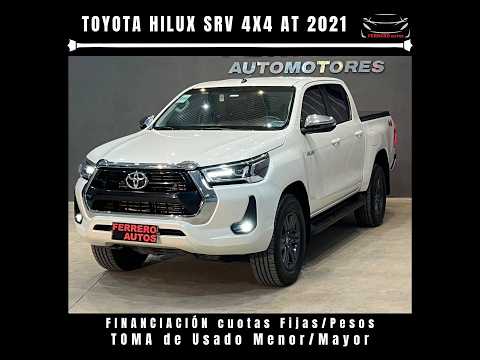 Se Vende: Toyota Hilux SRV 4X4 AT 2021 - FERRERO Automotores Oncativo (Provincia de Córdoba)
