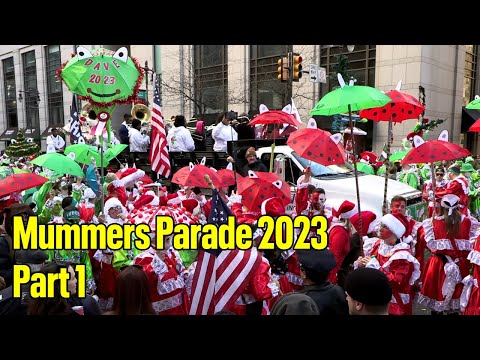 Mummers Parade Philadelphia 2023 Full Day Part 1