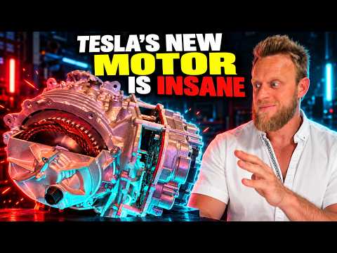 Tesla's New Motor: No Rare Earths, 25% Lighter, More Efficient, Built In 10 Seconds
