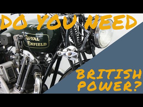 Royal Enfield Model J 1931 500cc 1 cyl ohv - running