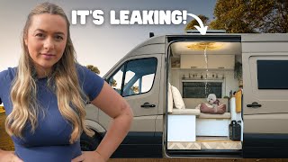 Living Van Life in Greece During a Thunderstorm – Our Van Starts LEAKING