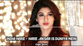 Download lagu JOGET INDIA Hare - Hare × Aksar Is Duniya Mein LAGU ACARA VIRAL Remix mp3
