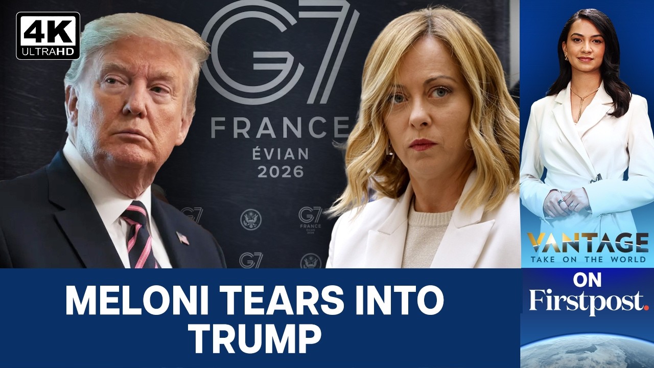 Italy's Meloni Slams Trump After He Claims She 'Begged' Him For a Photo | Vantage on Firstpost