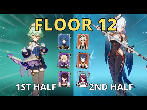 Taser Sucrose & Reverse Melt QS ft. Shenhe | Genshin Impact 2.3/2.4 Spiral Abyss Floor 12