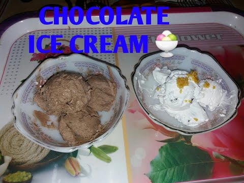 HOW TO MAKE CHOCOLATE ICE CREAM AND VINNALA ICE CREAM🍦