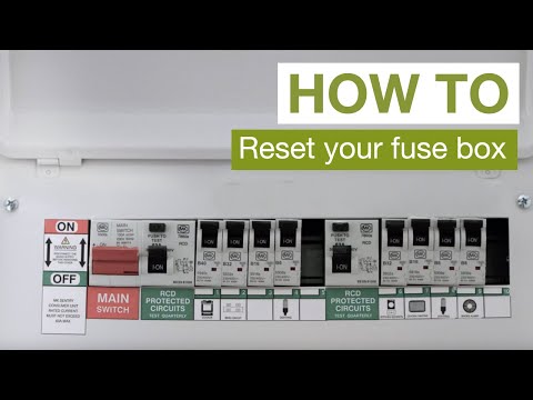 How to reset your fuse box