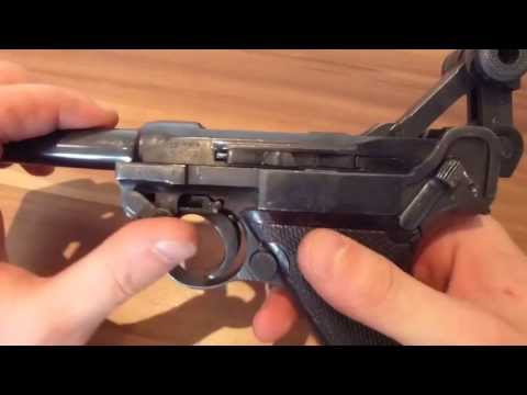 ww1 1918 luger p08 9mm parabellum pistol full reassembly (Deactivated)
