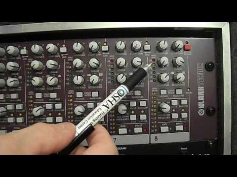 Klark Teknik Sq1setting up as a limiter