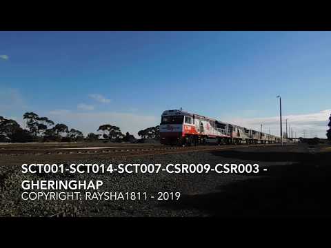 5PM9 - SCT001-SCT014-SCT007-CSR009-CSR003 (SCT) Gheringhap - Australian Trains by Raysha1811