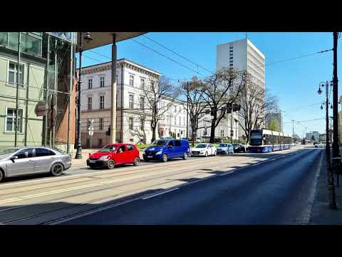 Tramwajem przez rondo Jagiellonów - Bydgoszcz