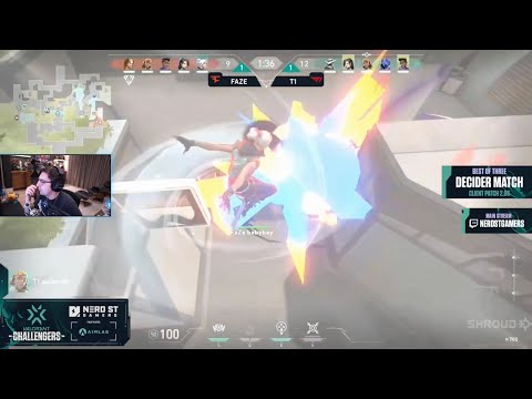 Shroud reacts to Autimatic Awkwardly bumping into Babybay in Mid Air