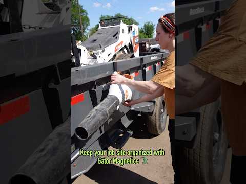 Video: Gator Magnetics Trailer-Side Storage for Blowers, Shovels & Job Site Tools video thumbnail
