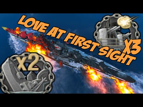 a First game in Schlieffen, 3K xp, 335K DMG - World of Warships