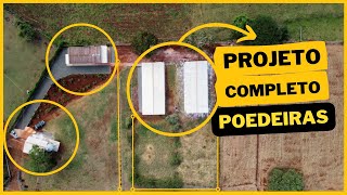 Projeto completo para galinhas poedeiras: ovos caipiras