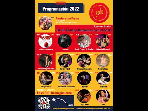 ROJO Festival Independiente de Clown en Buenos Aires 2022