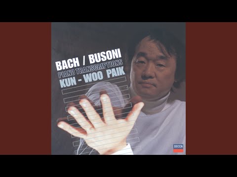 J.S. Bach: Partita No. 2 for Solo Violin in D Minor, BWV 1004: Chaconne in D Minor (Arr. Busoni...
