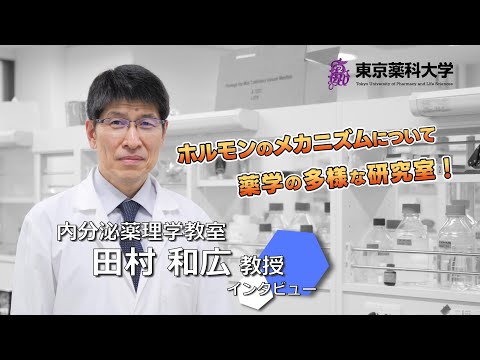 生命医科学科 【教員にインタビュー！】＃01 田村和広教授（薬学部）