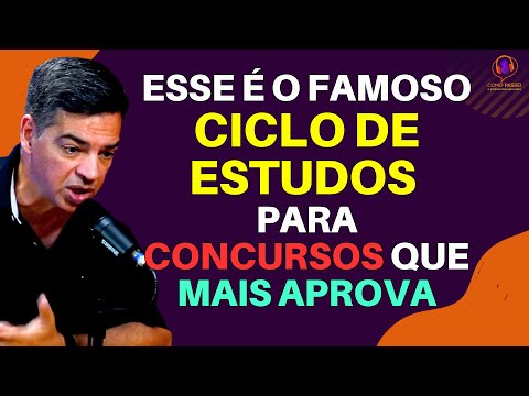 Study Cycle for Public Service Exams by Alex Meirelles