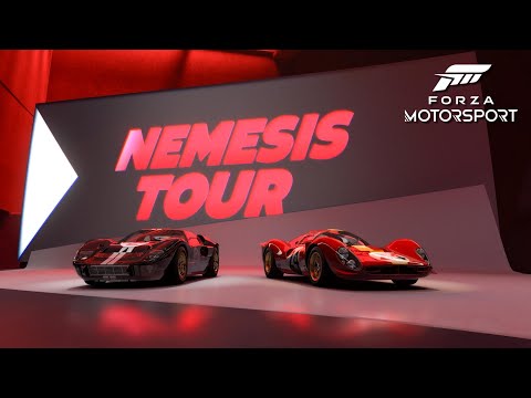 Thumbnail for Ford v Ferrari in Forza Motorsport Nemesis Tour (POV Driving) by Ford v Ferrari