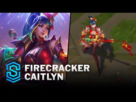 Firecracker Caitlyn Skin Spotlight - Pre-Release - PBE Preview - League of Legends