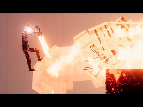 Dark soul boss ( Corruption of the Divine ) vs ARMOURED TITAN  - PEOPLE PLAYGROUND 1.23