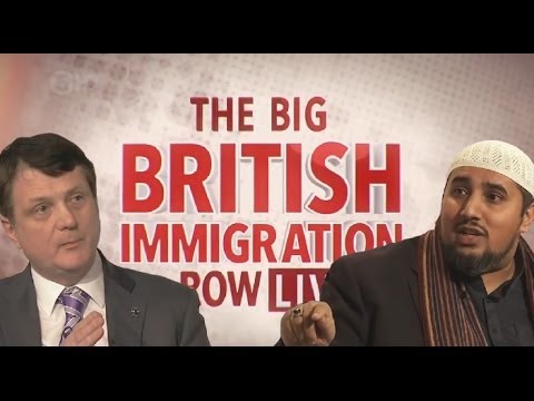Muslim smackdown on British far right: The British Immigration Row | Ansar vs Batten