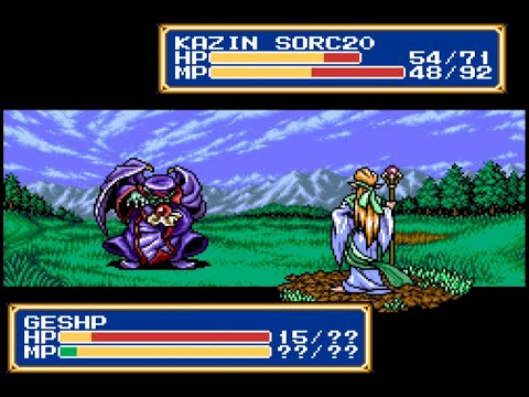 [SEGA Genesis] Shining Force II Walkthrough [63] - Battle with Geshp