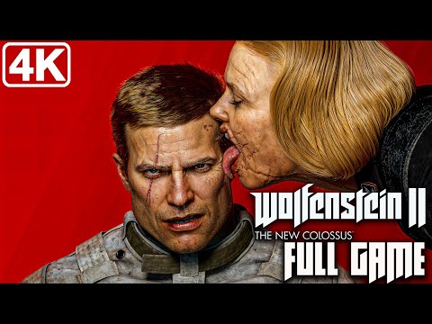 Wolfenstein 2 The New Colossus｜Uncensored｜Full Game Playthrough｜4K