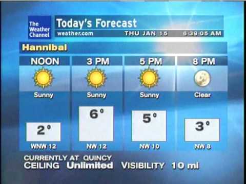 WeatherStar XL Hannibal, MO - Very Cold