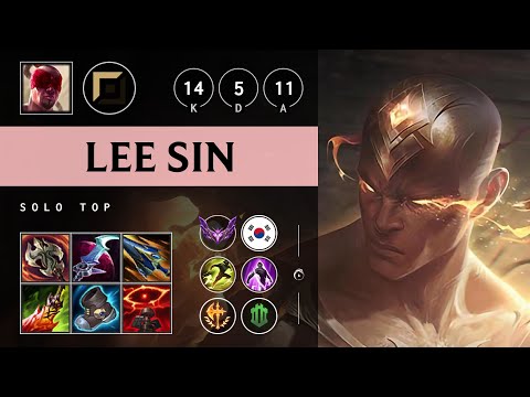Lee Sin Top vs Jayce - KR Master Patch 25.19
