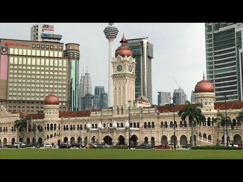4K sultan abdul samad building walking tour Malaysia Kuala Lumpur