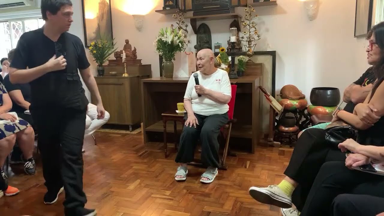 Última palestra de 2024 com Monja Coen