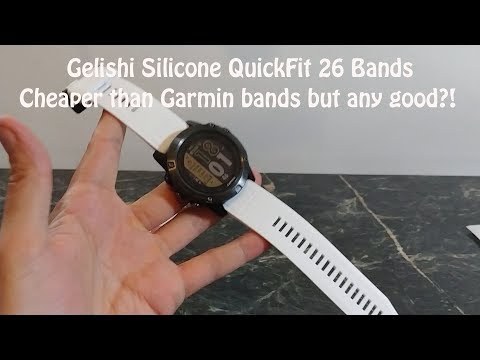 Garmin Fenix Silicone QuickFit 26 Bands for Garmin Fenix 3 HR 5X  : Cheap but any good?