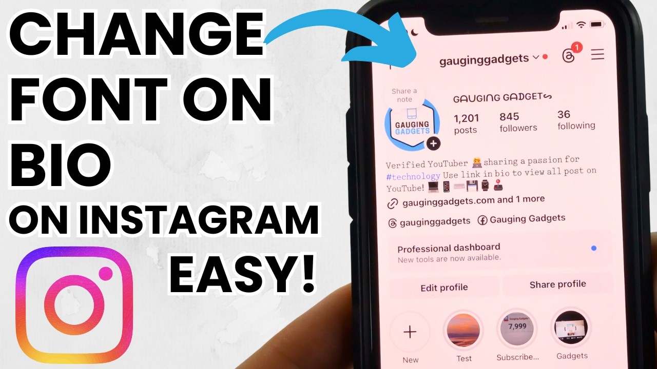 How to Change Fonts on Instagram Bio