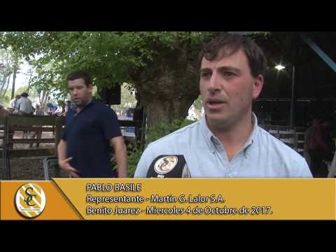 04-10-17 Nota Pablo Basile - Cabaña La Cassina - Benito Juarez.