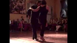Julio Balmaceda y Corina De La Rosa performing to Orquesta Color Tango @ Milonga Parakultural