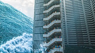 De repente, todo o gelo da Terra derrete, e causa ondas gigantescas que acabam com a humanidade.