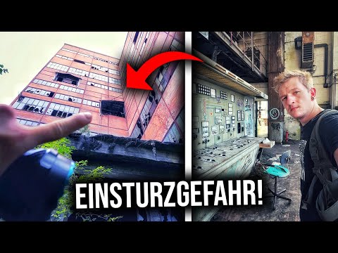 AKUTE EINSTURZGEFAHR IN RIESIGER VERLASSENER FABRIK!