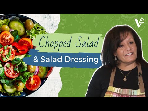 Delicious Mediterranean Chopped Salad and Homemade Dressing Recipe with Batya Segal