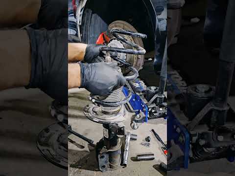 H&R lowering springs install on this Mercedes-Benz E63 S-AMG!