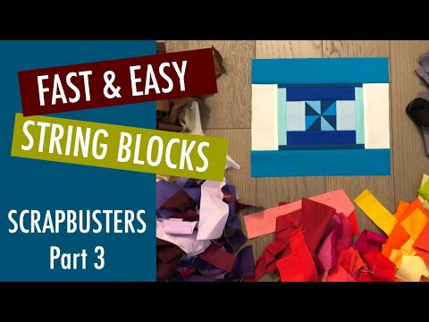 HOW TO USE YOUR SCRAPS - 6 FAST & EASY QUILT BLOCKS - QUILT TUTORIAL