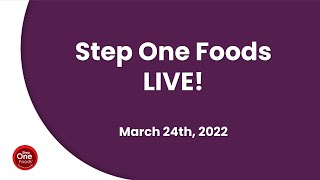 Step One Foods Live! with Dr  Elizabeth Klodas, @Step One Foods