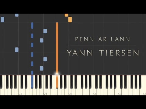 Penn ar Lann - Yann Tiersen \\ Synthesia Piano Tutorial