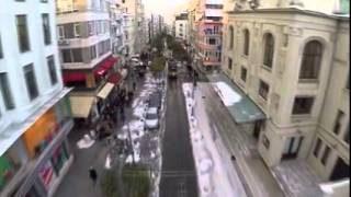 preview picture of video 'Kadıköy istanbul, awesome city, awesome snow scene from istanbul,'