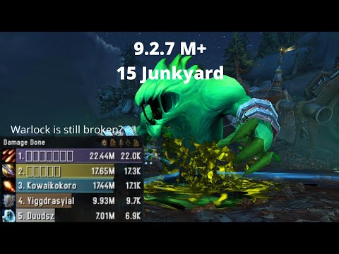 9.2.7 M+ - 15 junkyard - Fire mage POV