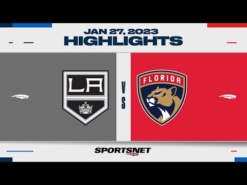 NHL Highlights | Kings vs. Panthers - January 27, 2023