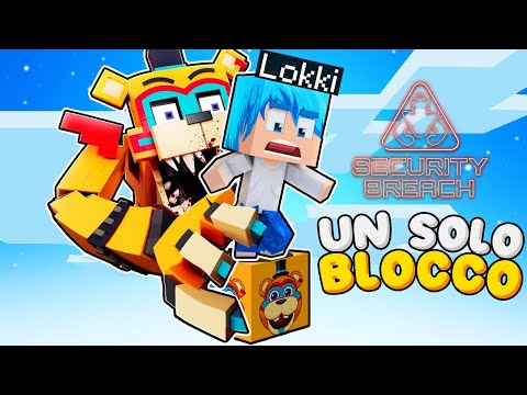 SOPRAVVIVO SU UN SOLO BLOCCO di FNAF su MINECRAFT ITA!!