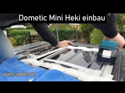 Dometic Mini Heki roof light installation