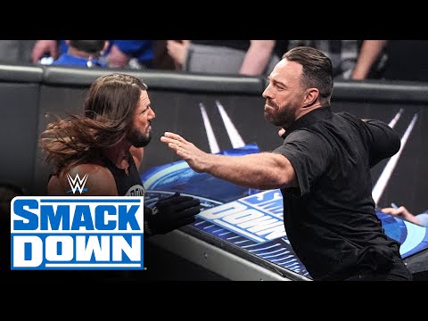 LA Knight Says Press Brawl With AJ Styles Wasn’t Planned, Saw They Were Sitting Next To Each Other